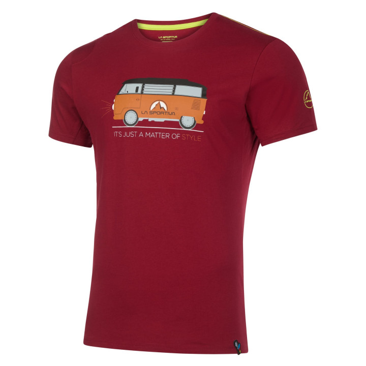 Koszulka LA SPORTIVA Van T-Shirt Men sangria