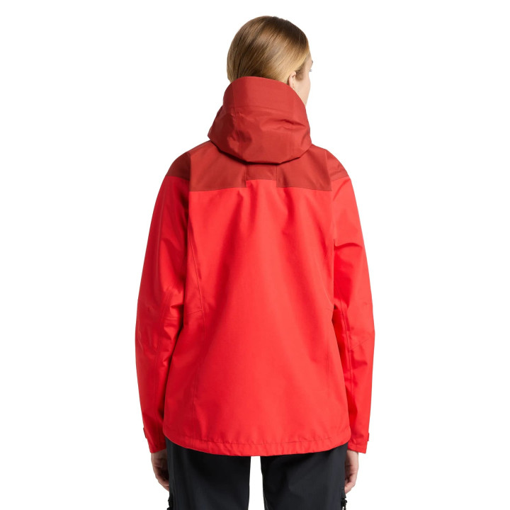 Kurtka HAGLOFS ROC Flash GTX Jacket Women poppy red/corrosion