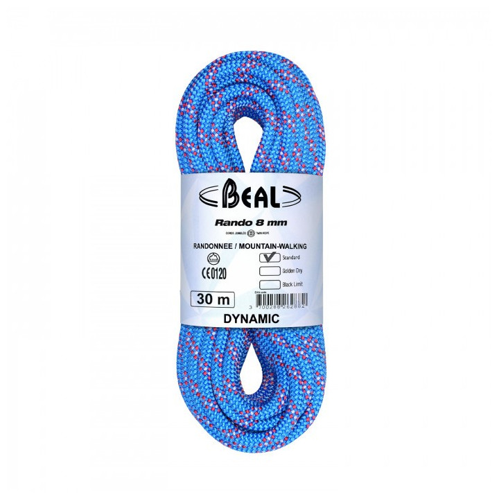 Lina BEAL Rando 8mm 20 m blue
