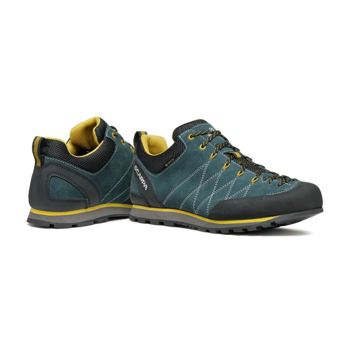 Buty SCARPA Crux GTX petrol-mustard