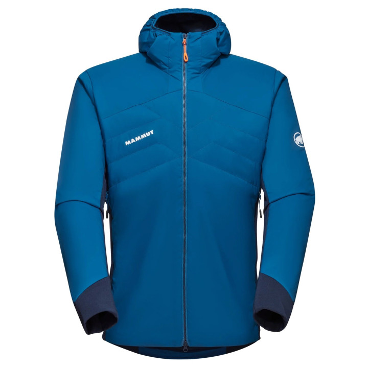 Kurtka MAMMUT Rime Light IN Flex Hooded deep ice-marine