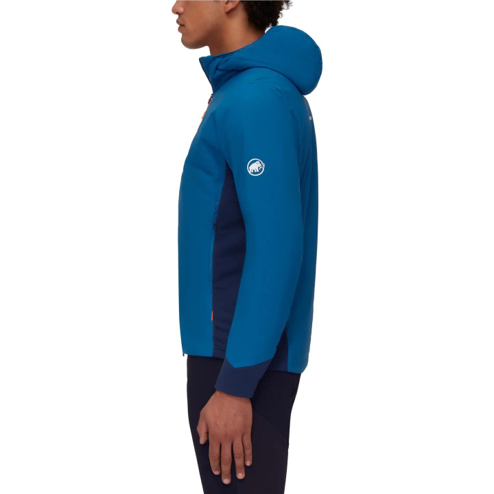 Kurtka MAMMUT Rime Light IN Flex Hooded deep ice-marine
