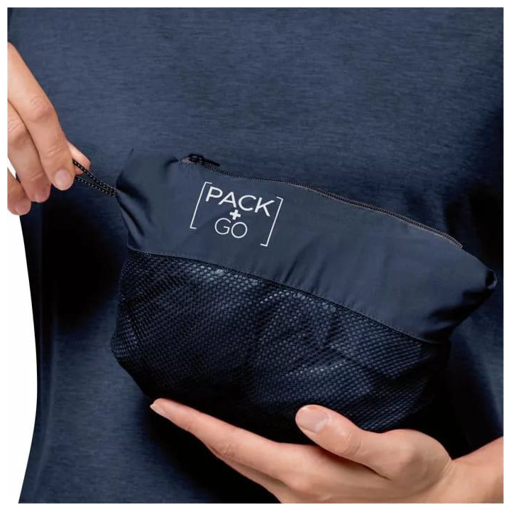 Kurtka JACK WOLFSKIN Pack & Go Shell Women night blue