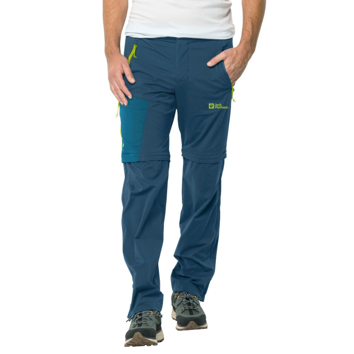 Spodnie JACK WOLFSKIN Glastal Zip Away Pants Men dark sea