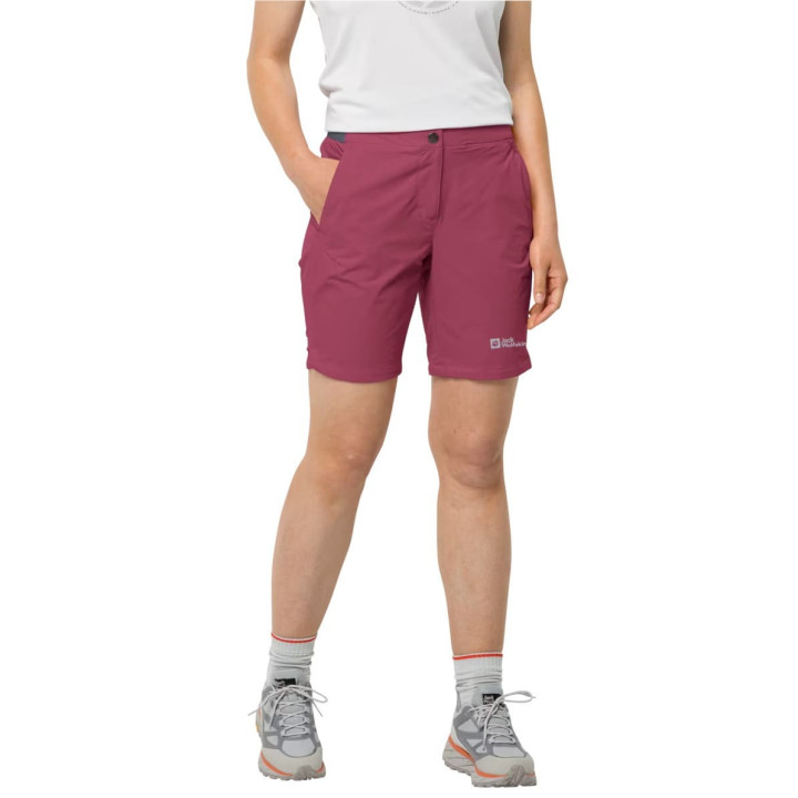 Spodenki JACK WOLFSKIN Hilltop Trail Shorts Women sangria red