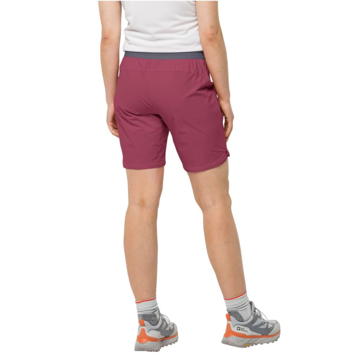 Spodenki JACK WOLFSKIN Hilltop Trail Shorts Women sangria red