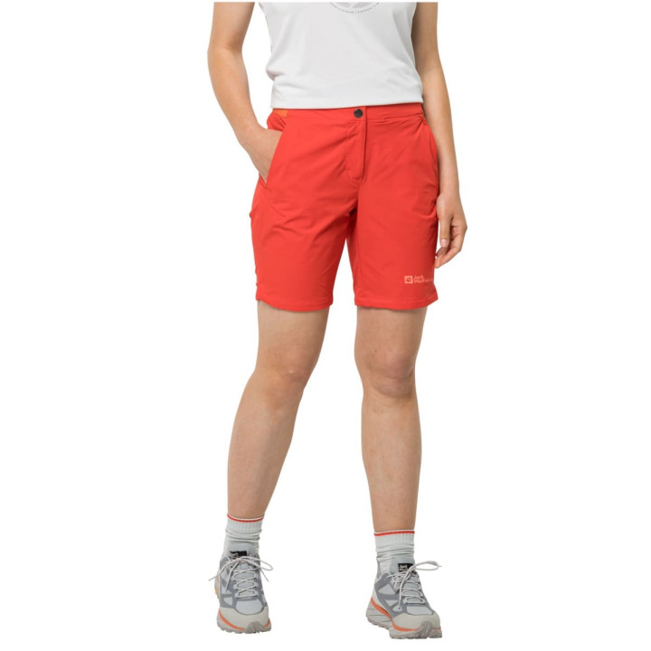 Spodenki JACK WOLFSKIN Hilltop Trail Shorts Women tango orange