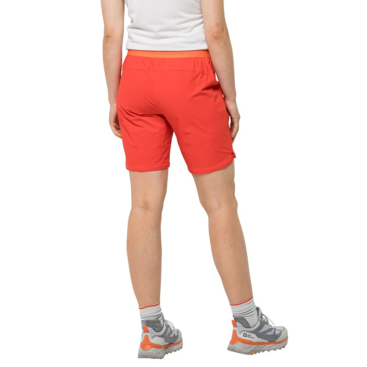 Spodenki JACK WOLFSKIN Hilltop Trail Shorts Women tango orange