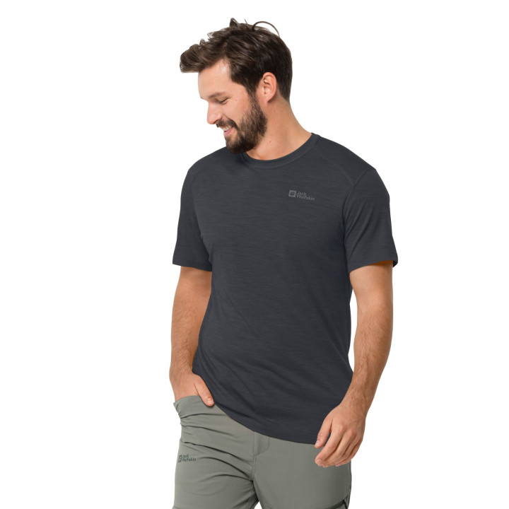 Koszulka JACK WOLFSKIN Kammweg S/S Men phantom
