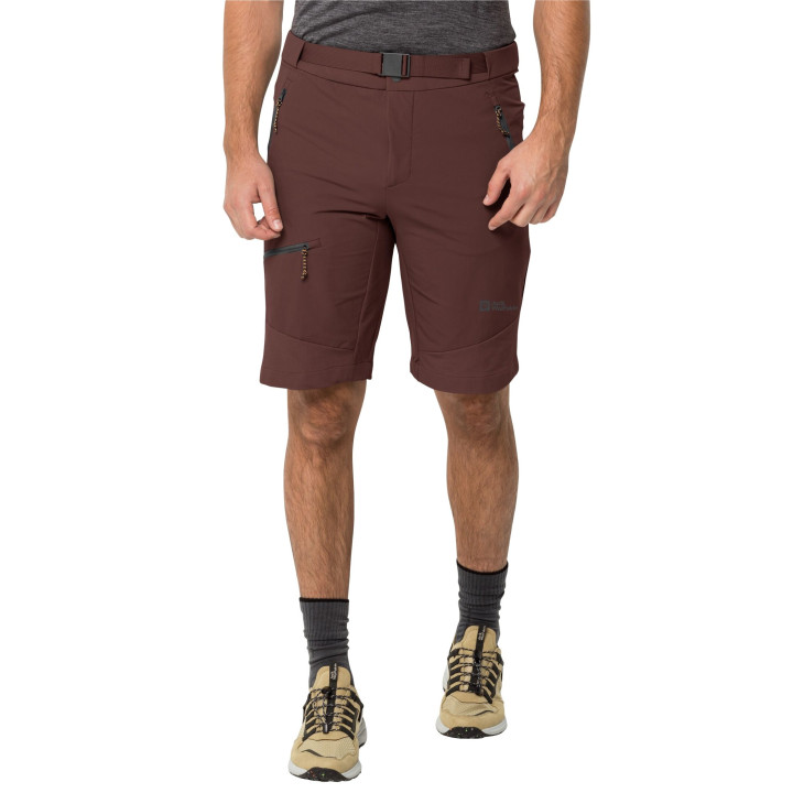 Spodenki JACK WOLFSKIN Ziegspitz Shorts Men atacama red