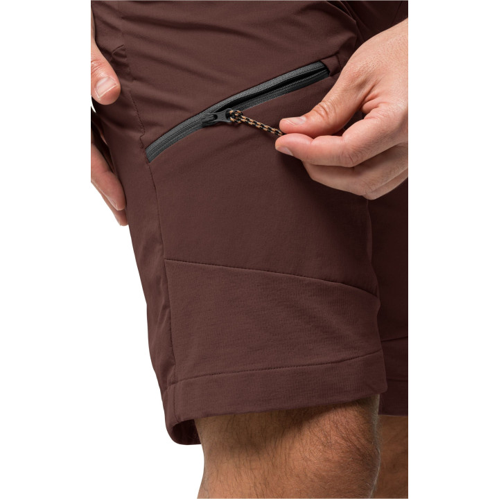 Spodenki JACK WOLFSKIN Ziegspitz Shorts Men atacama red
