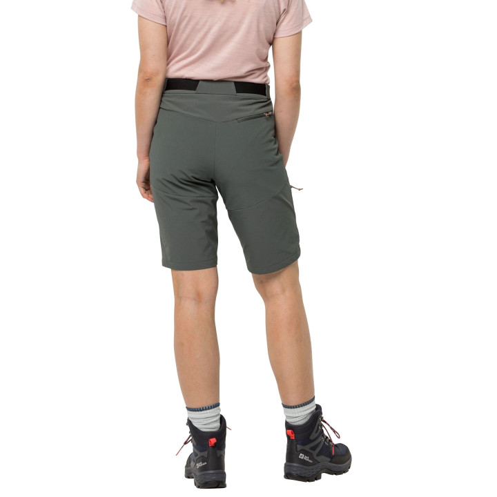 Spodenki JACK WOLFSKIN Ziegspitz Shorts Women slate green