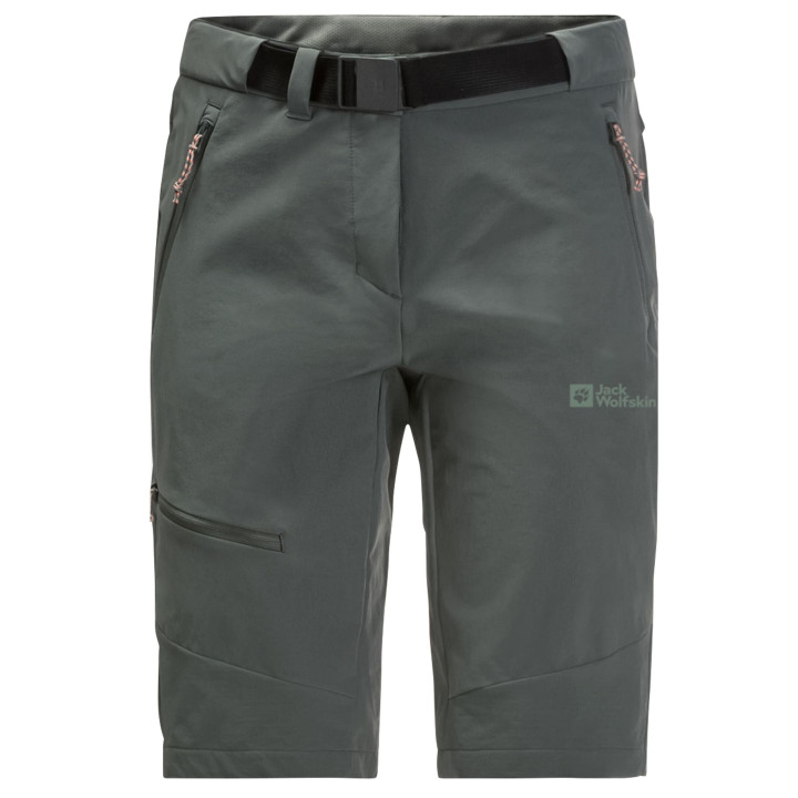 Spodenki JACK WOLFSKIN Ziegspitz Shorts Women slate green