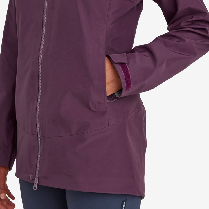 Kurtka MONTANE Women's Phase Waterproof Jacket saskatoon berry