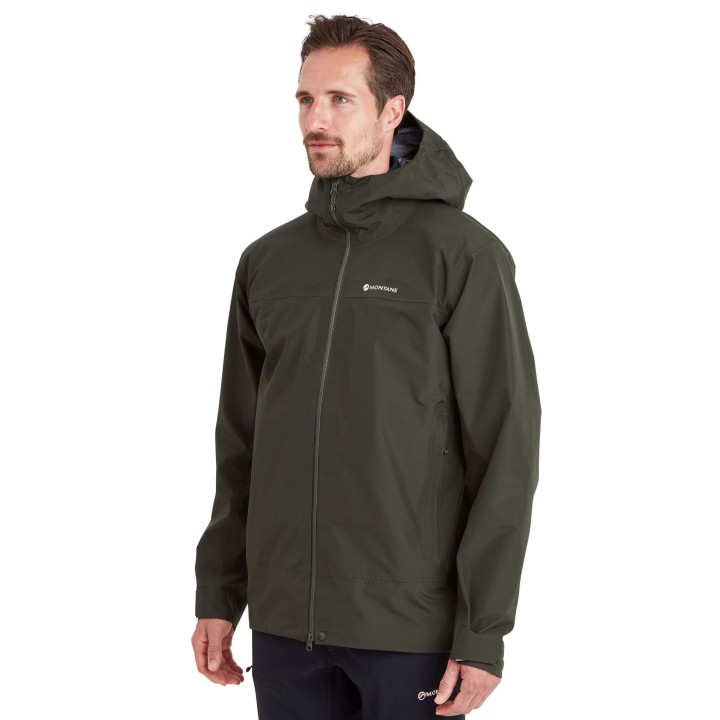 Kurtka MONTANE Men's Phase Waterproof Jacket oak green
