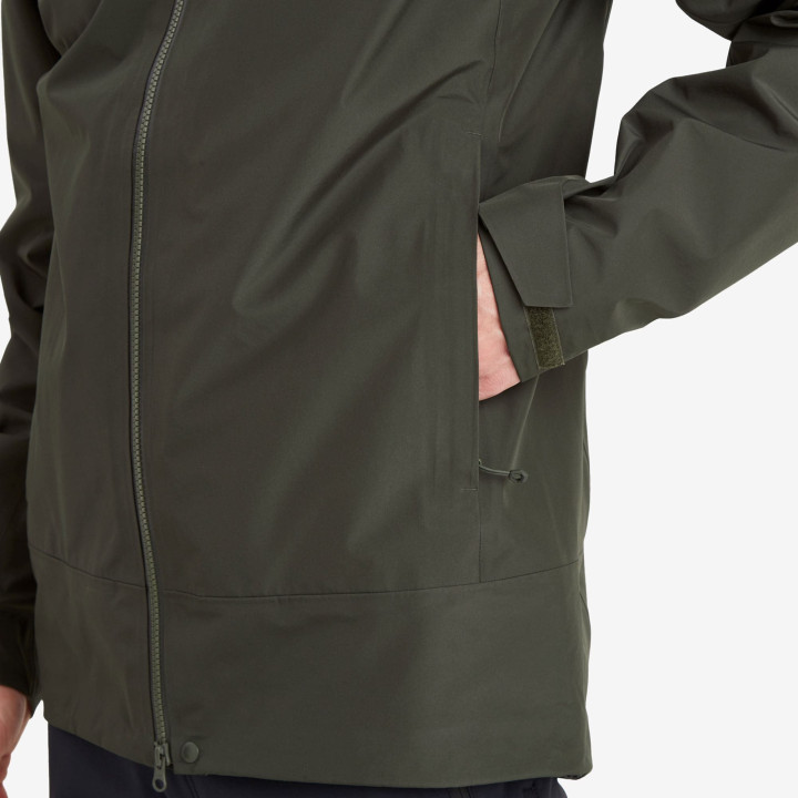 Kurtka MONTANE Men's Phase Waterproof Jacket oak green