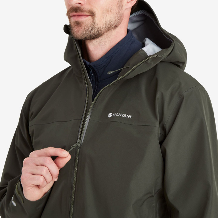 Kurtka MONTANE Men's Phase Waterproof Jacket oak green