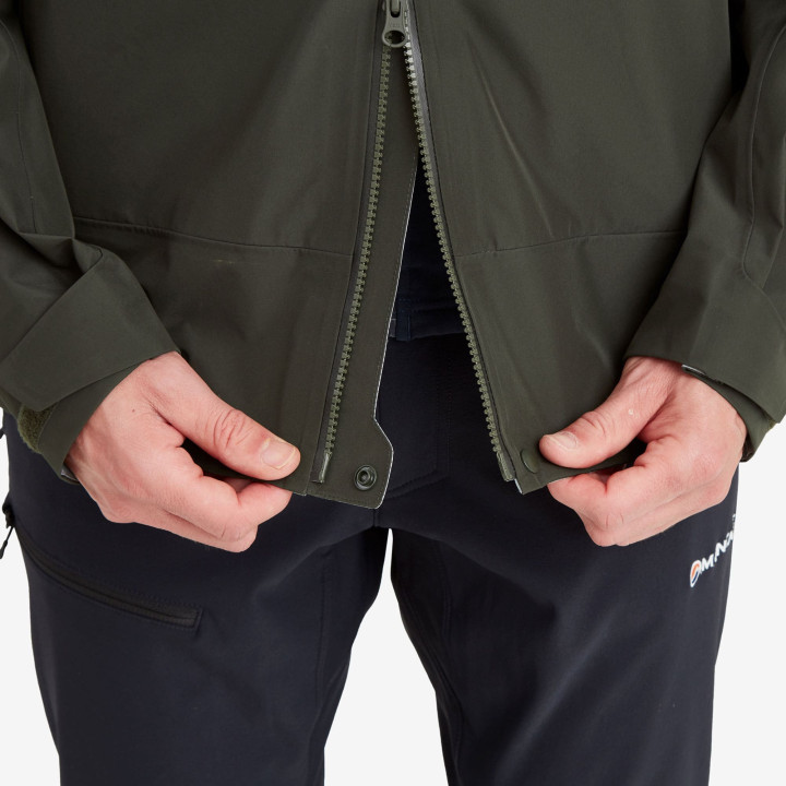 Kurtka MONTANE Men's Phase Waterproof Jacket oak green