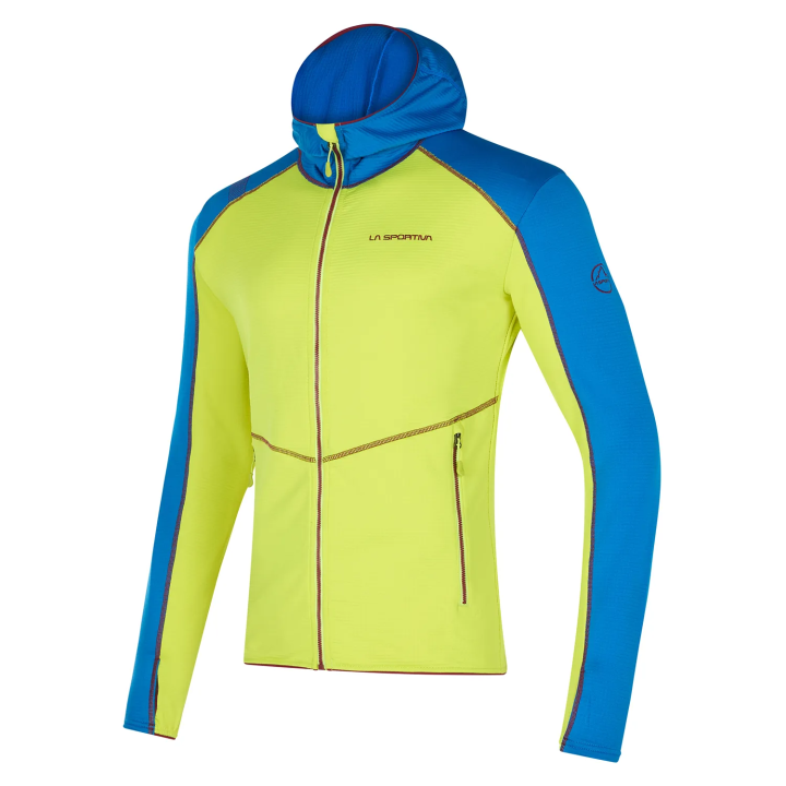 Bluza La Sportiva Upendo Hoody Men lime punch - electric blue