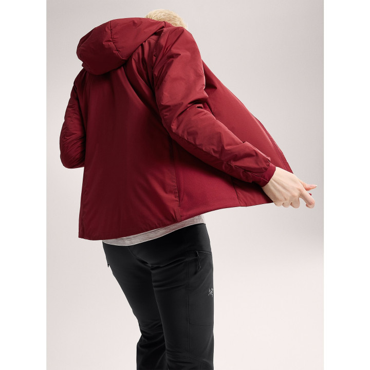 Kurtka ARC'TERYX ATOM HOODY WOMEN'S bordeaux