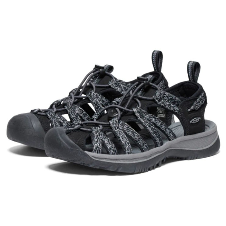 Sandały KEEN Whisper black/steel grey