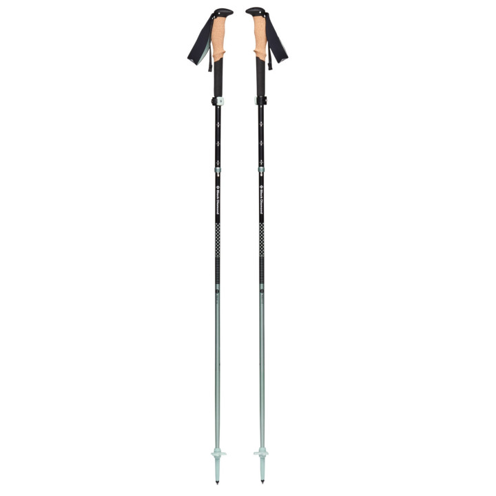 Kije BLACK DIAMOND Pursuit FL trekking poles black-foam gree
