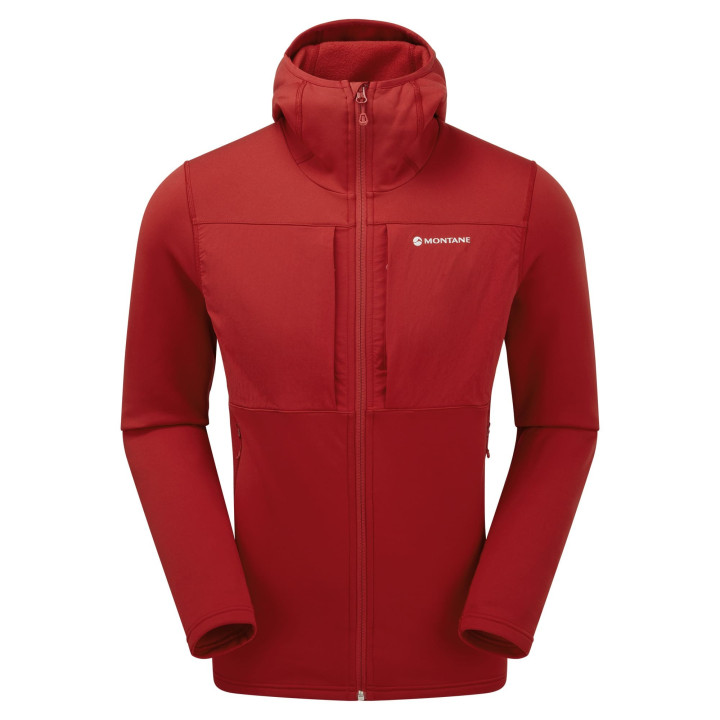 Bluza MONTANE Men's Fury XT Hoodie acer red