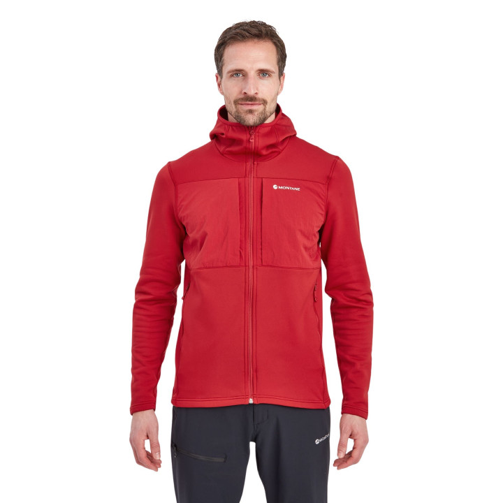 Bluza MONTANE Men's Fury XT Hoodie acer red