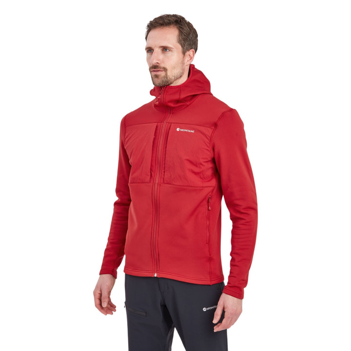 Bluza MONTANE Men's Fury XT Hoodie acer red