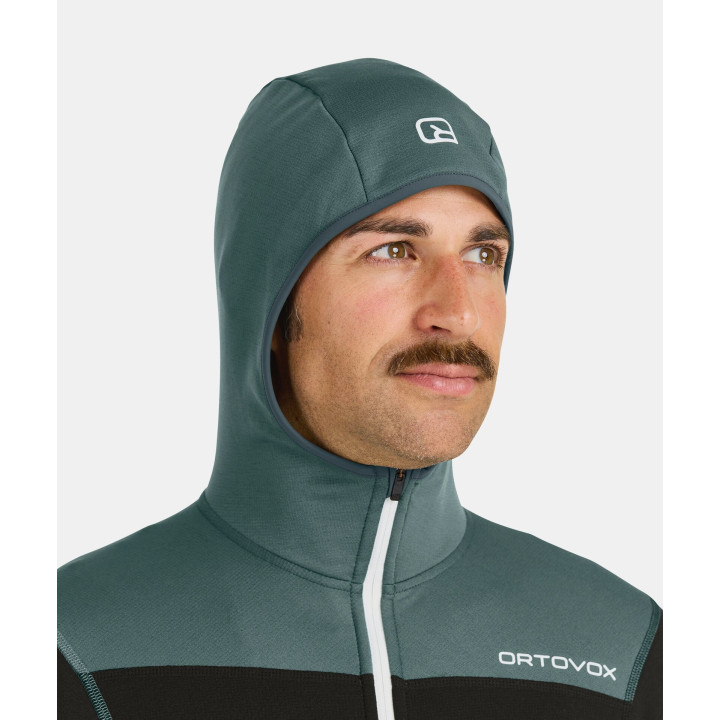 Bluza ORTOVOX FLEECE LIGHT HOODY deep ocean