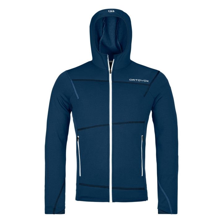 Bluza ORTOVOX FLEECE LIGHT HOODY deep ocean