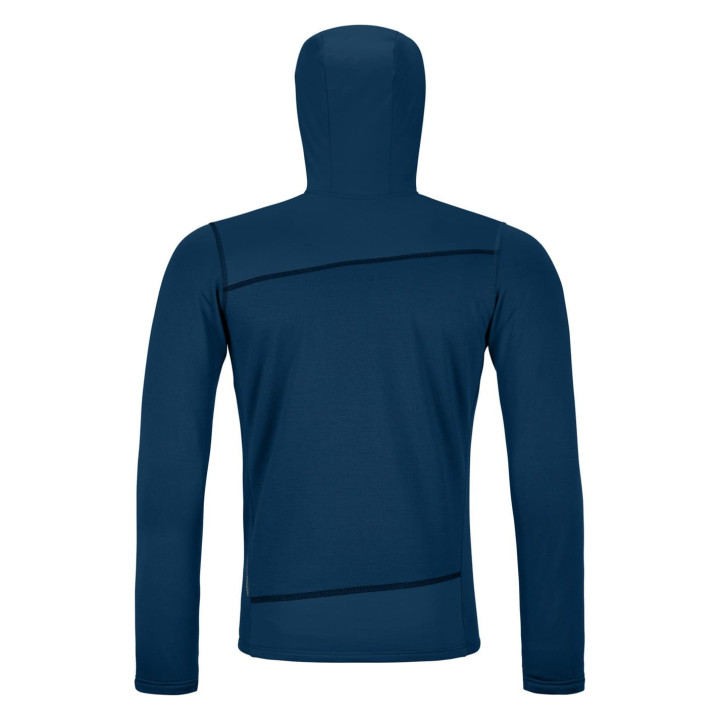 Bluza ORTOVOX FLEECE LIGHT HOODY deep ocean