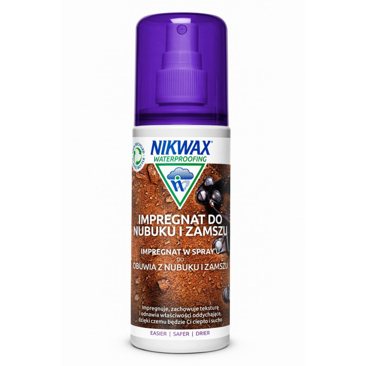 Impregnat do butów z nubuku i zamszu NIKWAX 125 ml atomizer