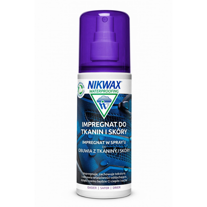 Impregnat do butów z tkaniny i skóry NIKWAX 125 ml atomizer