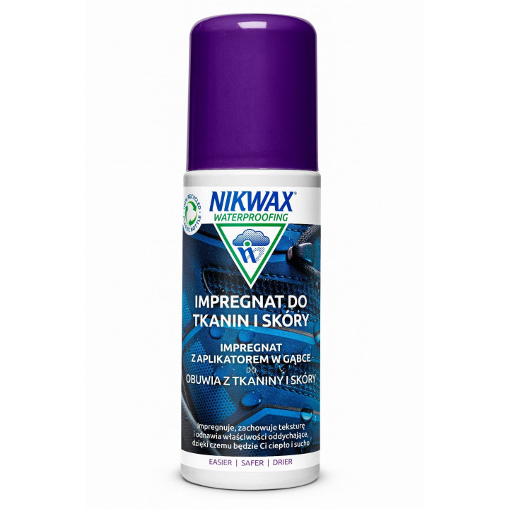 Impregnat do butów z tkaniny i skóry NIKWAX 125 ml gąbka