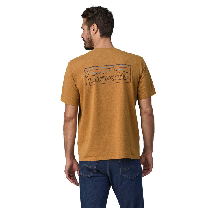 Koszulka PATAGONIA M's P-6 Logo Responsibili-Tee golden caramel