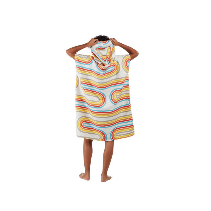 Ręcznik/poncho PACKTOWL Changing Poncho retro curve