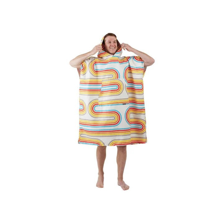 Ręcznik/poncho PACKTOWL Changing Poncho retro curve