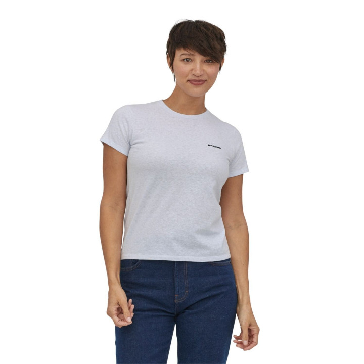 Koszulka PATAGONIA W's P-6 Logo Responsibili-Tee white