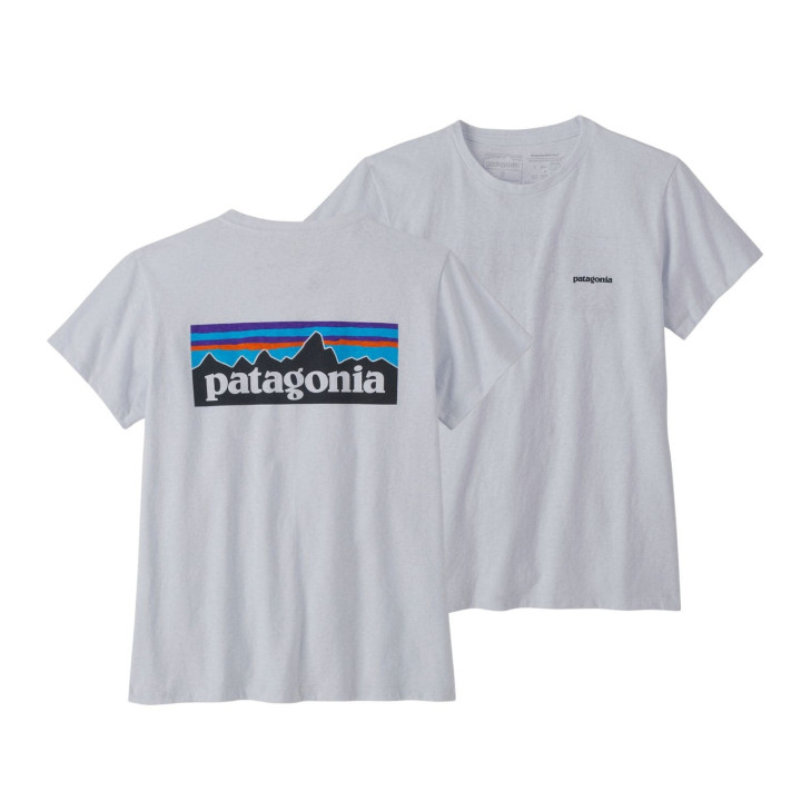 Koszulka PATAGONIA W's P-6 Logo Responsibili-Tee white