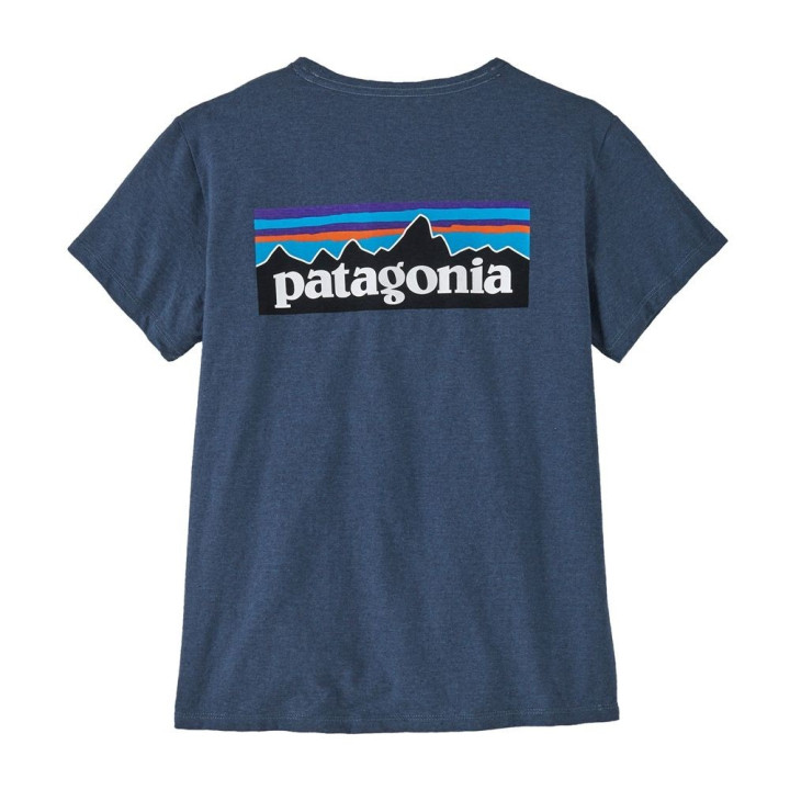 Koszulka PATAGONIA W's P-6 Logo Responsibili-Tee utility blue