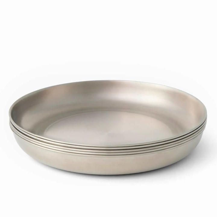 Stalowy talerz SEA TO SUMMIT Detour Stainless Steel Plate bombay brown