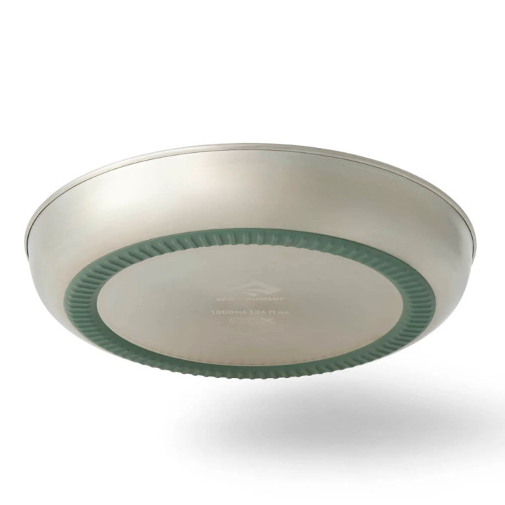 Stalowy talerz SEA TO SUMMIT Detour Stainless Steel Plate laurel wreath green
