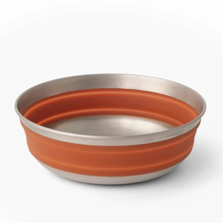 Składany talerz SEA TO SUMMIT Detour Stainless Steel Collapsible Bowl bombay brown