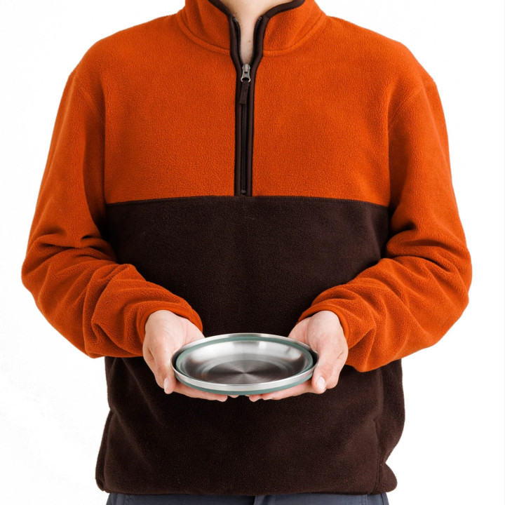 Składany talerz SEA TO SUMMIT Detour Stainless Steel Collapsible Bowl bombay brown