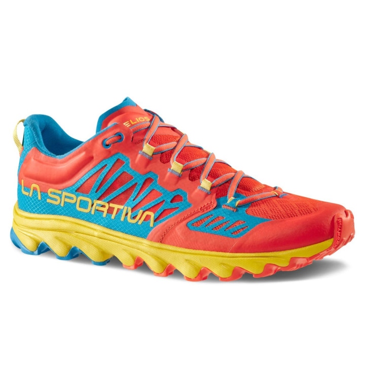 Buty LA SPORTIVA Helios III cherry tomato/tropic blue