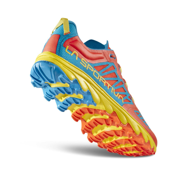 Buty LA SPORTIVA Helios III cherry tomato/tropic blue
