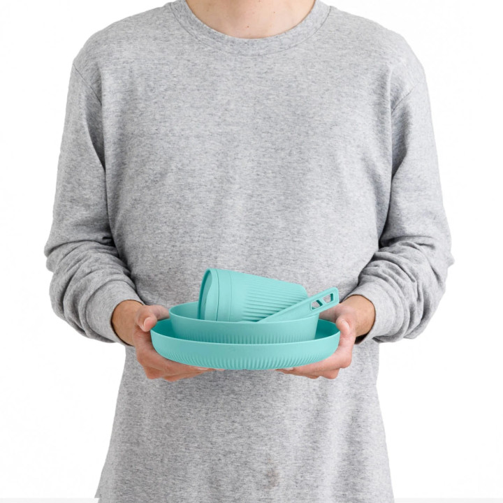 Zestaw naczyń turystycznych SEA TO SUMMIT Passage Dinnerware Set - [7 elementów] spicy orange