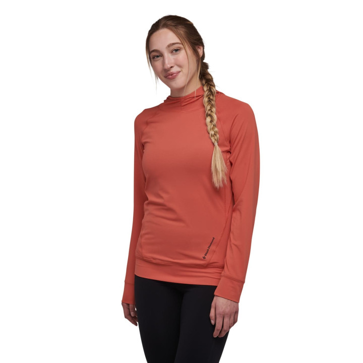 Bluza BLACK DIAMOND Alpenglow Hoody Women baja sunrise