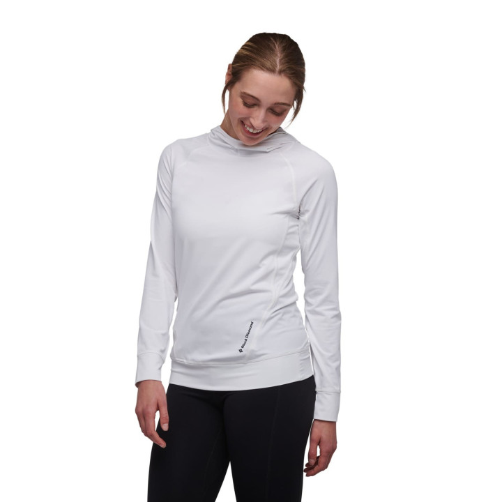 Bluza BLACK DIAMOND Alpenglow Hoody Women white